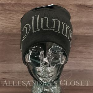 Columbia Sportswear Hat Beanie Black City Grey Urbanization Mix Knit Reversible